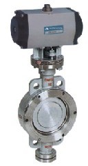 氣動對夾蝶閥(fa)